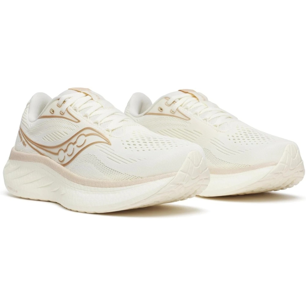 Womens Size 8- Saucony Ride 18 Running Shoes Vanilla Rose Gold S11000-104 NEW - Picture 2 of 7